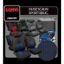 Huse scaun Sport 8buc jacquard high-quality - Gri-Resigilat,