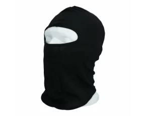 Uniszex balaclava, polieszter, Dresco 1 db - Fekete