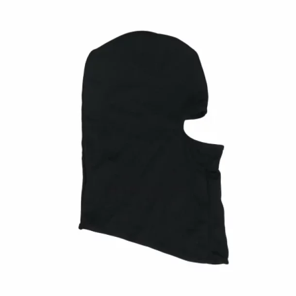 Uniszex balaclava, polieszter, Dresco 1 db - Fekete