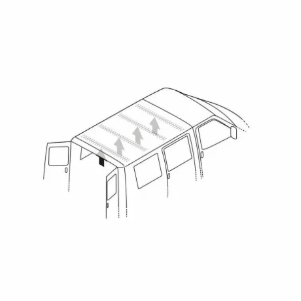 Van Ladder Holder, suport interior pentru scara cu fixare pe plafon in compartimentul de marfa