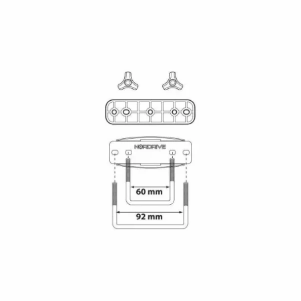 Box 480, ABS tetobox, 480 literes - Dombornyomott fekete