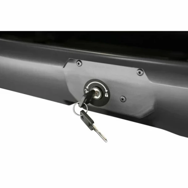 Box 480, ABS tetobox, 480 literes - Dombornyomott fekete