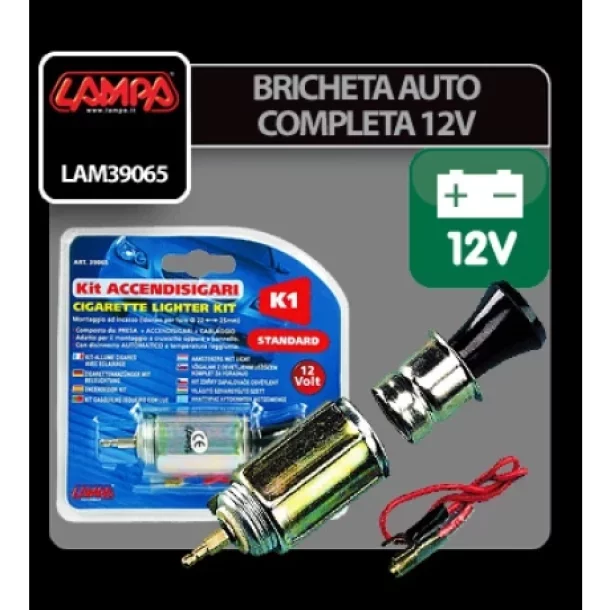 Bricheta auto completa K1 - O 21mm - 12V-Resigilat,