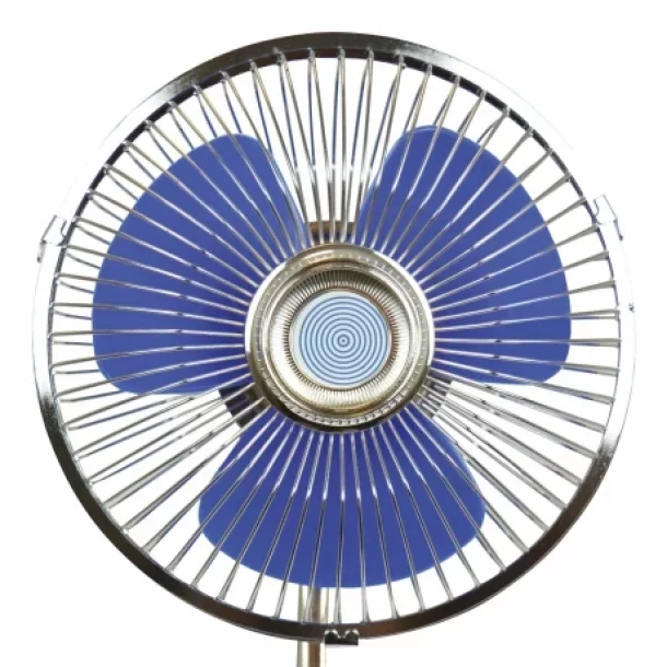Carpoint 24V-os oszcillalo fembol keszult ventilator-ujra lezarva,