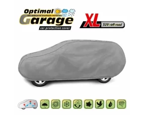 Optimal Membrane Garage full car cover, completely waterproof and breathable - XL - SUV/Off-Road-Resealed,