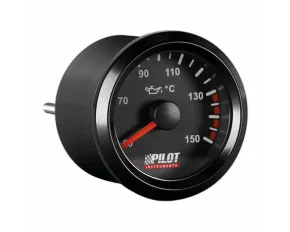 Manometru temperatura Ulei, Seria Black Analog, 9-32V - O 2" (52 mm)