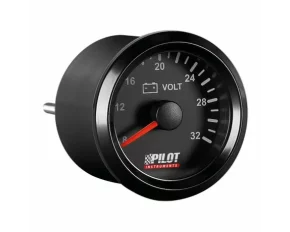 Voltmetru Seria Black Analog, 9-32V - O 2" (52 mm)