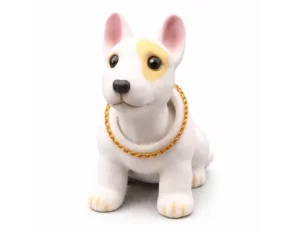 Ornament auto interior, caine care da din cap - Bull Terrier