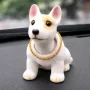 Ornament auto interior, caine care da din cap - Bull Terrier