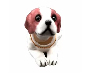 Ornament auto interior, caine care da din cap - Saint Bernard