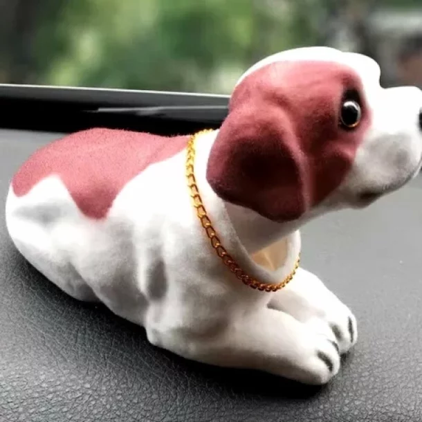 Ornament auto interior, caine care da din cap - Saint Bernard