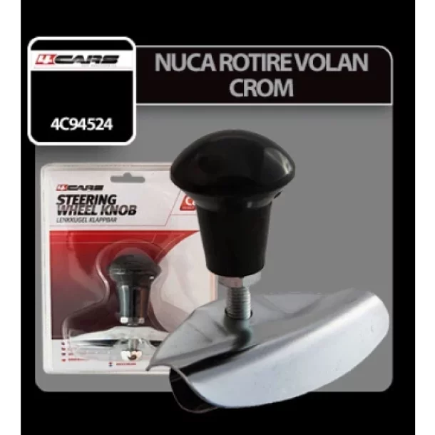 Nuca rotire volan 4Cars - Crom-Resigilat,