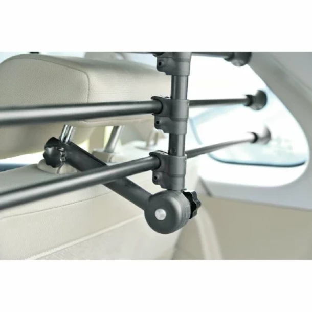 GRG-9 Compact, grilaj telescopic bariera pentru caini, 4 sectiuni, fixare la tetiere - 1400x550 mm