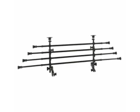 GRG-9 Compact, grilaj telescopic bariera pentru caini, 4 sectiuni, fixare la tetiere - 1400x550 mm