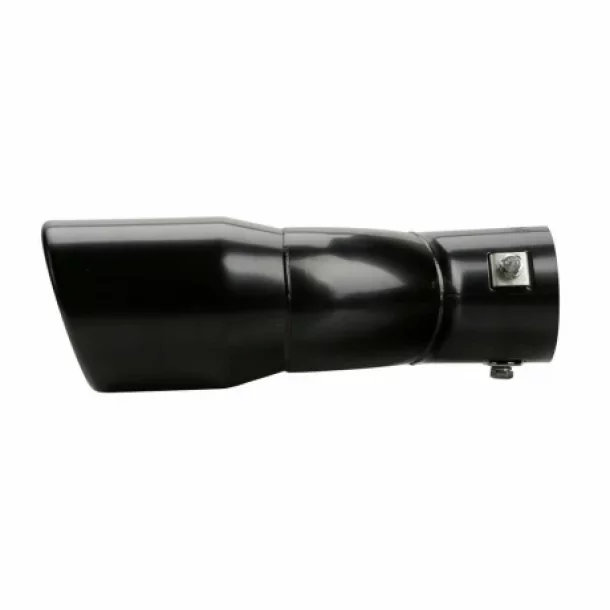 Ornament toba esapament TS-73, din otel inoxidabil Negru,racordare O 37-60 mm