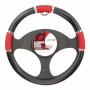Husa volan 4Cars - M - O 37/39cm - Negru/Rosu