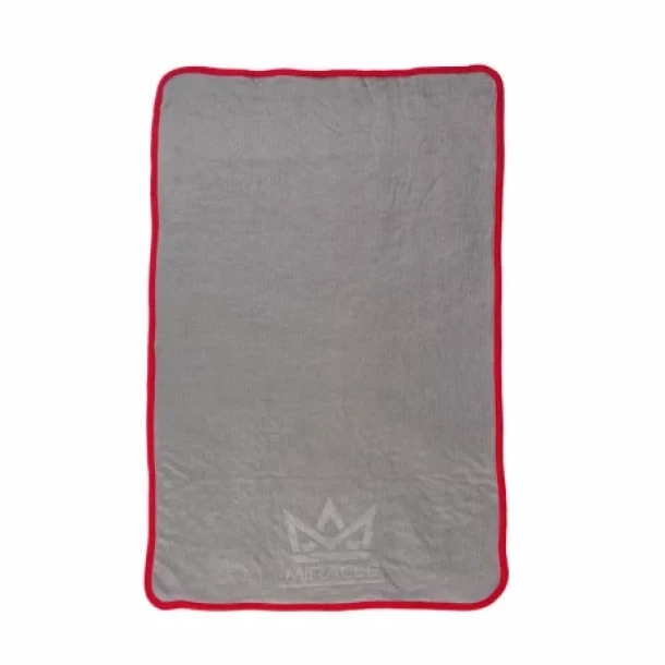 Laveta microfibra cu fata dubla, Miracle - 50x80 cm - Gri/Rosu