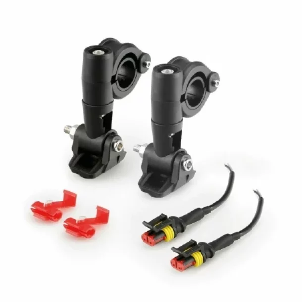 Fog-X1, kit proiectoare auxiliare LED pentru ceata moto - 12V - 20W