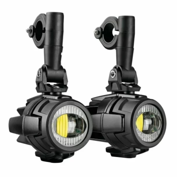 Fog-X1, kit proiectoare auxiliare LED pentru ceata moto - 12V - 20W