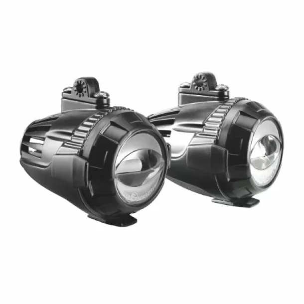 Fog-X2, kit proiectoare auxiliare LED pentru ceata moto - 12V - 30W