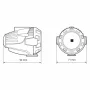 Fog-X2, kit proiectoare auxiliare LED pentru ceata moto - 12V - 30W