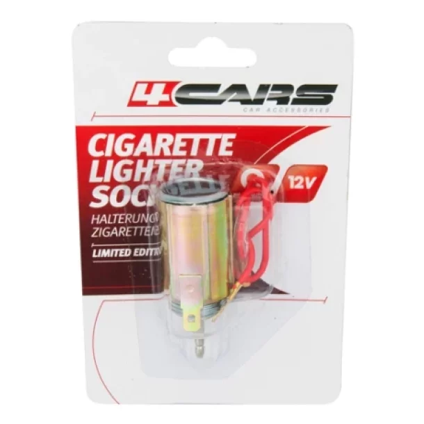 4Cars 12V cigarette lighter socket without lighting-Resealed,