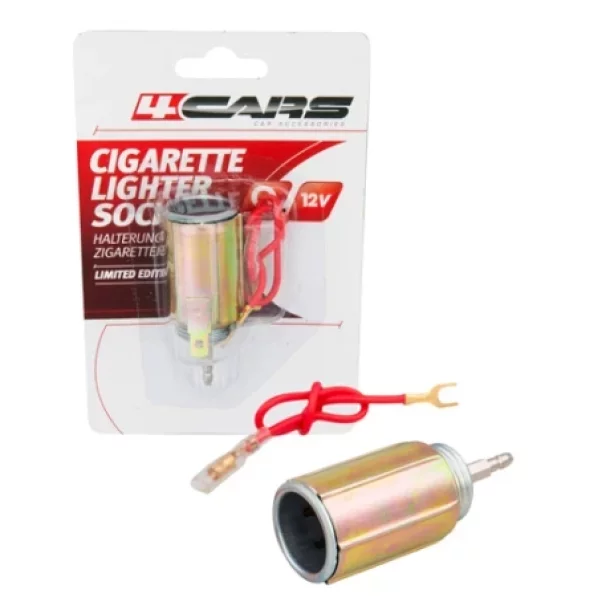 4Cars 12V cigarette lighter socket without lighting-Resealed,
