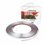 Banda ornament crom adeziva 4Cars - 8m x 9mm-Resigilat,