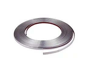 Banda ornament crom adeziva 4Cars - 8m x 9mm-Resigilat,