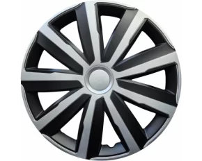 Set capace roti auto Cridem Drift 4buc - Argintiu/Negru - 15''