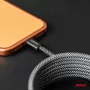 Cablu de date si incarcare USB Type-C la tip USB Type-C, cu sistem de conectare magnetica, 60W, 200cm