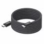 Cablu de date si incarcare USB Type-C la tip USB Type-C, cu sistem de conectare magnetica, 60W, 200cm