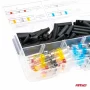 Set conectori termocontractabili cu cositor si tuburi termocontractabile 100buc