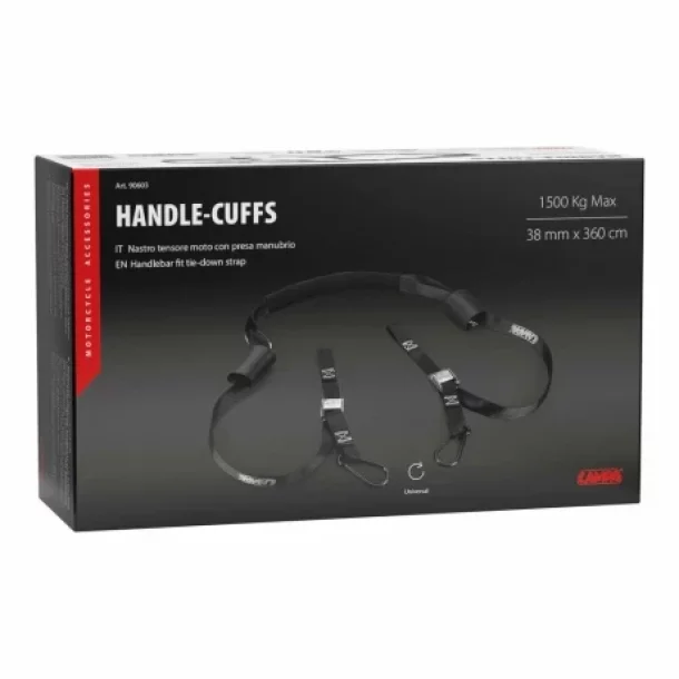 Handle-Cuffs, motorkerekpar kormanyrogzito heveder, Lampa