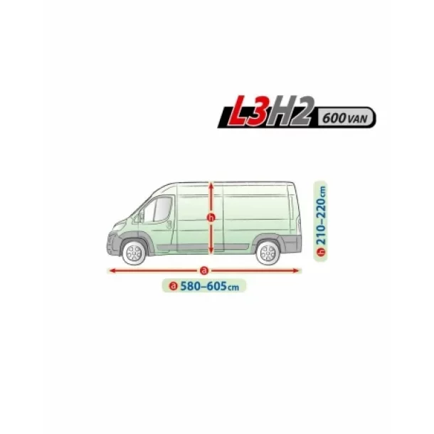 Mobile Garage komplet autotakaro ponyva - L3H2 600VAN