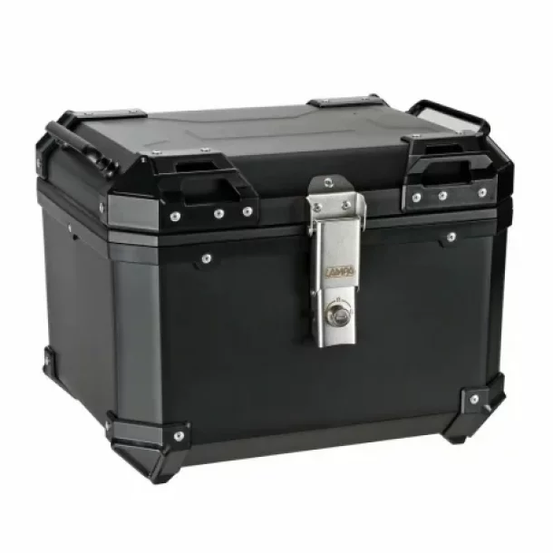 T-Box 45B, motorkerekpar hatso doboz - 45 liter - Fekete