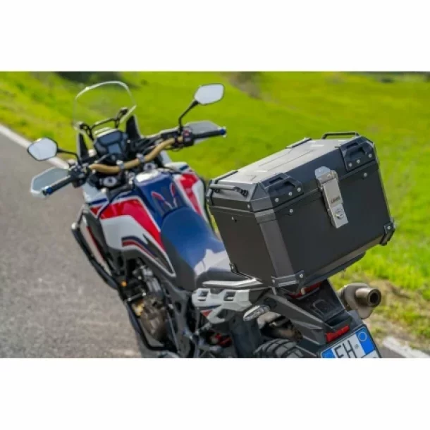 T-Box 45B, motorkerekpar hatso doboz - 45 liter - Fekete