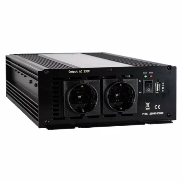 Invertor tensiune KAMAR 24V-230V 2000W/4000W
