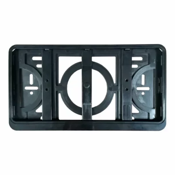 Auto rendszamtabla tarto TYPE D, 30x15cm, ABS - Fekete