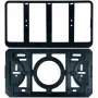 Auto rendszamtabla tarto TYPE D, 30x15cm, ABS - Fekete