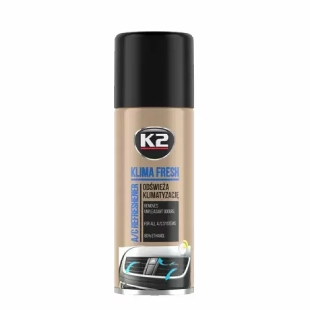 Spray pentru curatat si dezinfectat sistemul de aer conditionat, K2 KLIMA FRESH, 150ml, Cirese