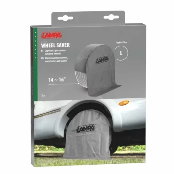 Husa de protectie pentru roata de rulota, autorulota si remorca - L - 14-16"