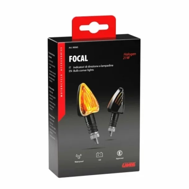Lampi semnalizare directie mers Focal 21W 12V - Negru
