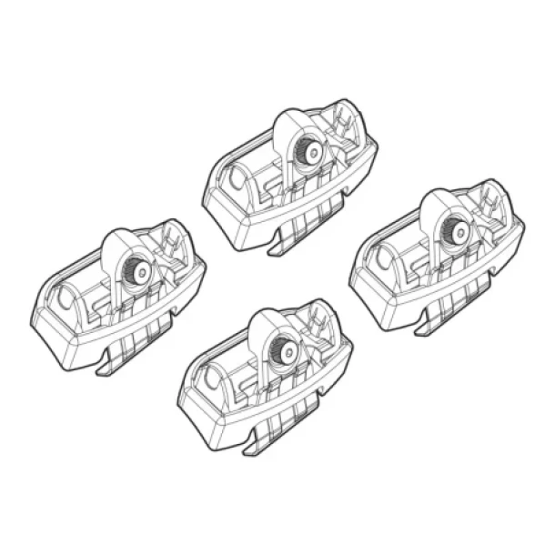 Kit de montaj pentru bare Alumia, Quadra, Silenzio C212 - Kia Rio 5p 04/17>08/20, Rio 5p 09/20>12/23