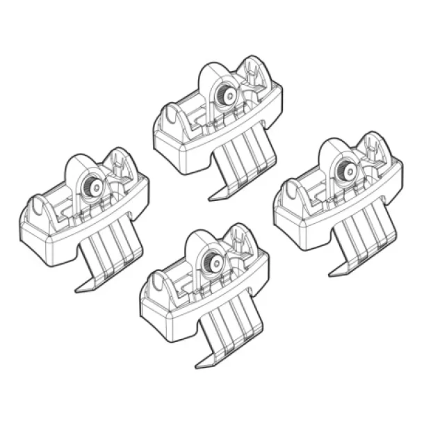 Kit de montaj pentru bare Alumia, Quadra, Silenzio C213 - Opel Crossland 10/20>07/24, Crossland X 06/17>09/20