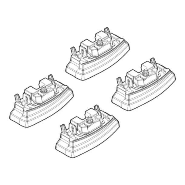 Kit de montaj pentru bare Alumia, Quadra, Silenzio C221 - Mercedes Classe A 5p 10/12>09/15, Classe A 5p 10/15>05/18, Classe A 5p 06/18>09/22, Classe A 5p 10/22>
