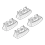Kit de montaj pentru bare Alumia, Quadra, Silenzio C221 - Mercedes Classe A 5p 10/12>09/15, Classe A 5p 10/15>05/18, Classe A 5p 06/18>09/22, Classe A 5p 10/22>
