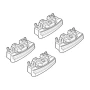 Kit de montaj pentru bare Alumia, Quadra, Silenzio C230 - Bmw Serie 3 (G20) 12/18>08/22, Serie 3 (G20) 09/22>