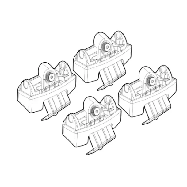 Kit de montaj pentru bare Alumia, Quadra, Silenzio C250 - Audi Q3 Sportback 10/19>07/25