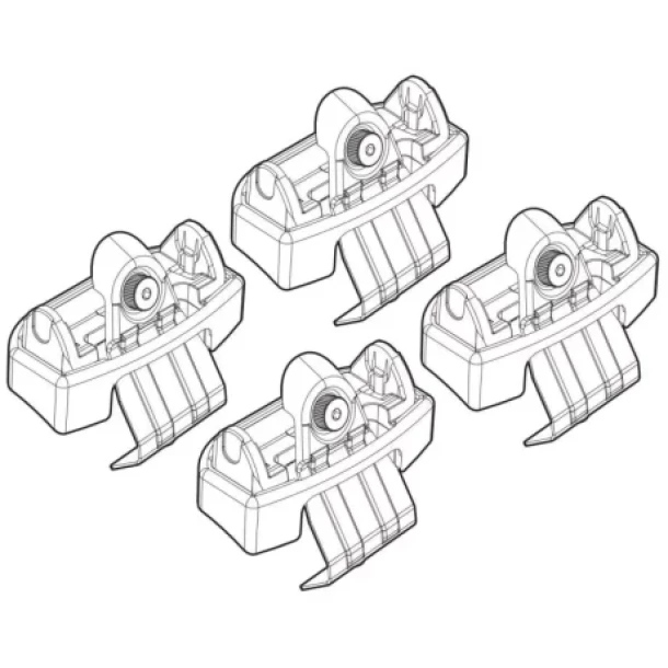 Kit de montaj pentru bare Alumia, Quadra, Silenzio C256 - Citroen C4 5p 11/20>11/24, C4 5p 12/24>, C4 X 5p 12/22>11/24, C4 X 5p 12/24>